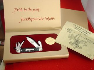 York Knife Usa Made 75th Anniversary Boy Scouts Of America Camp Knife