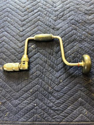 Vintage Stanley Handyman No.  H1253 Ratcheting Brace Drill