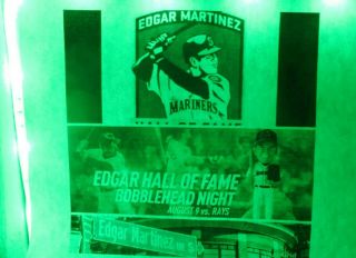 Edgar Martinez Mariners Hof Weekend Sga Package Pre 8/11/19 Bobblehead Sign