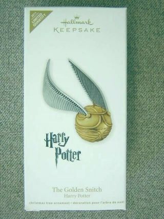 2011 Hallmark Harry Potter " The Golden Snitch " Ornament; Special Edition