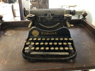 Antique Corona 3 Folding Typewriter Pat 1910