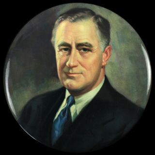 1933 - 1945 Franklin D.  Roosevelt 32nd U.  S.  President 9 " Art Plaque