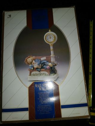 Melody In Motion Handmade And Painted Porcelain Hobo Clown Clock Moves and sings 3