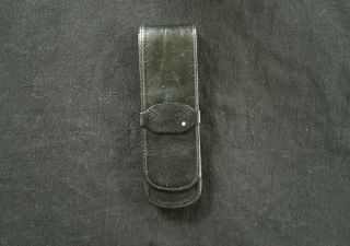 Vintage Montblanc 2 Pen Leather Case