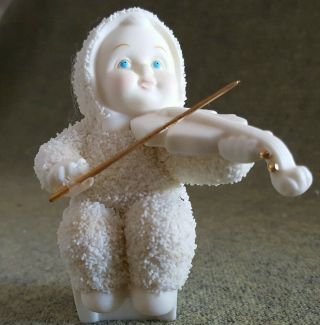 Snowbabies Christmas Concert 2003 " Violinist " Player 56.  69704 Buy 2,  Save $$ 
