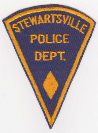 Nj Police Patch - Stewartsville Police Nj - Defunct