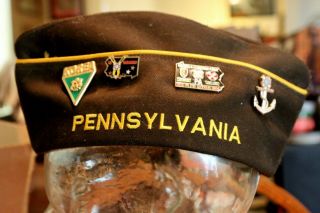 Veterans of Foreign Wars Pittsburgh PA Duquesne Mt Washington Hat/Pins VFW 5111 5