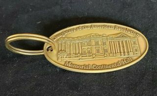 DAR Daughters of the American Revolution Key Chain - Memorial Continental Hall 4