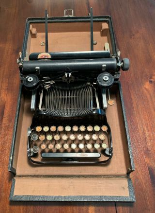 1917 Corona Folding Typewriter 3 W/orig.  Case - - Rare Version Made For England