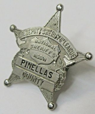 older PINELLAS COUNTY Jr.  Deputy Sheriff ' s League National Association badge ^ 2