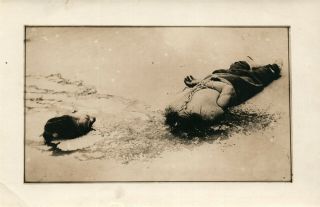 Chinese Execution Beheading Antique Real Photo Rppc