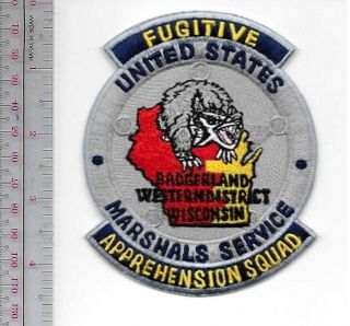 Us Marshal Service Usms Wisconsin Badgerland & Western District Apprehension Squ