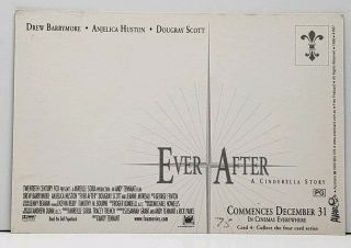 Drew Barrymore in EVER AFTER a Cinderella Story Movie Poster Postcard G18 2