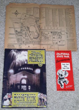 California State Fair - 1948 - Official Program - Official Brochure - Map - Earl Warren