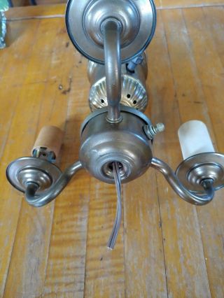 3 Arm Victorian Floor Lamp Cluster & Mogul Top Socket Part 4