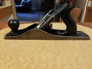 Vintage Stanley Bailey Smooth Bottom Hand Wood Plane No.  5