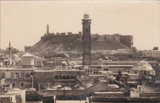Syria - Aleppo Alep - View - V.  Derounian Real Photo Postcard 1930 2