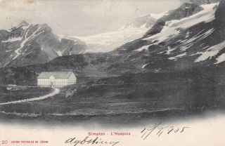 Switzerland 1905 Postc.  Simplon L 