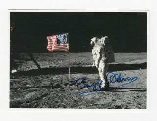 Buzz Aldrin Signed Apollo 11 Nasa Postcard