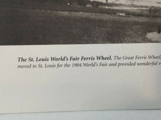 The St.  Louis World ' s Fair Ferris Wheel Photo Print,  11 