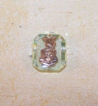 Antique Beta Theta Pi Fraternity Crest Ring Insert / Jewelry Old