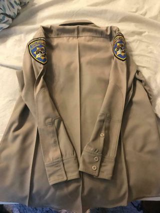 CHP California Highway Patrol Uniform Shirt Long sleeve with 5 hash marks 3