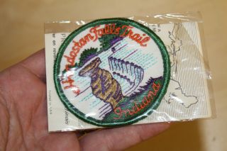 Vintage Bsa Boy Scout Patch - Hindostan Falls Trail Indiana Nos