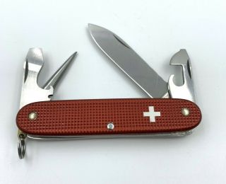 Victorinox Early Pioneer Swiss Army Knife Red Alox TSA Pocketknife SAK Old Cross 2
