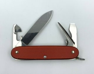 Victorinox Early Pioneer Swiss Army Knife Red Alox TSA Pocketknife SAK Old Cross 4
