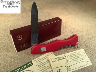 Pre - Patented Model 4 - 3/8 " Closed Victorinox Switzerland Cowboy Knife Stainless