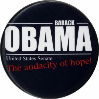 2004 Barack Obama Illinois U.  S.  Senate Campaign Button (5289)