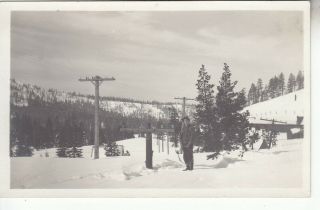 Rppc Donner Truckee Tahoe Ca Electric Line Worker Placer Or Nevada Co 1910 Photo