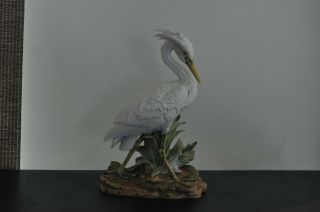 Estate Vintage Collectible Andrea By Sadek Heron Bird Figurine