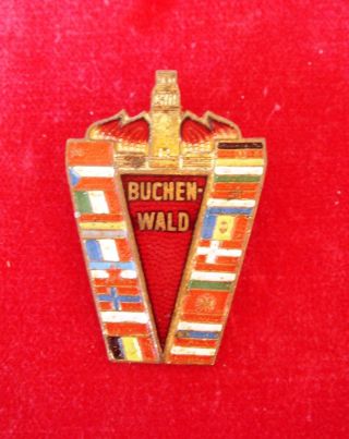 Buchenwald Contcetration Lager Camp Pin Ddr