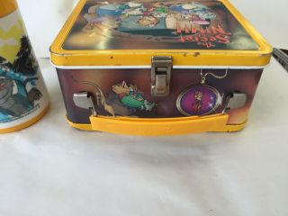 DISNEY ' S THE SECRET OF NIMH 1982 VINTAGE METAL LUNCHBOX WITH THERMOS 5