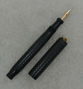 Restored 1918 Parker Lucky Curve 20 1/2 Jack Knife Ribbon Ring Fountain Pen