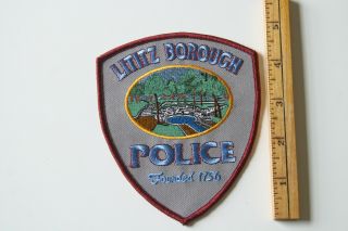 Pa: Lititz Borough Police Patch