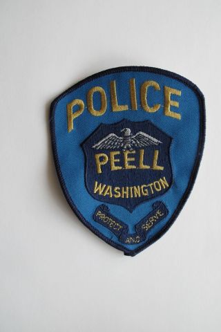 Collectible Peell Washington Police Applique Patch