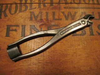 Vintage Bluebird Battery Terminal Pliers & Post Cleaner old antique tool 2