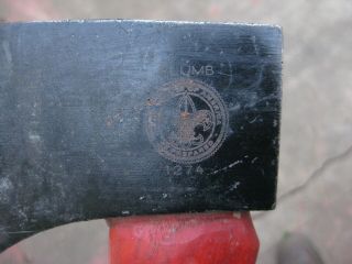 Vintage Plumb Boy Scout axe hatchet,  Perma Bond handle. 4