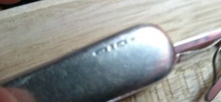 Sterling Silver Victorinox Classic Pocket Knife With Marks