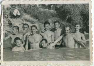 Nude Men In A River Gay Interest Photo Vintage 1957