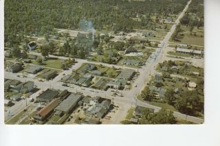 Aerial View Of Downtown Mio Mi Mich