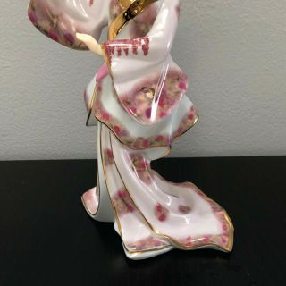 Bradford Exchange Reflections of Love Silken Whispers Geisha Girl Figurine MIP 4