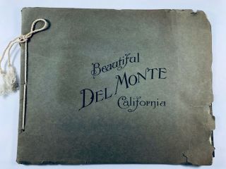 Vintage Del Monte California Photographs Scrapbook