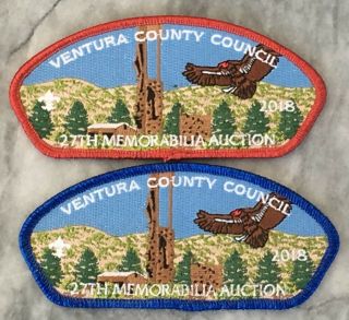 Ventura County Council,  Bsa Csp 26th 2018 Red,  White,  And Blue Borders