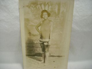 Swim Suit Beach Antique Aquatic Vintage Black Americana Photo African American