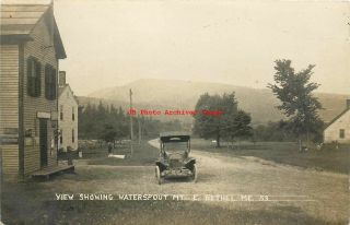 Me,  East Bethel,  Maine,  Rppc,  Post Office,  General Store,  Waterspout Mtn,  Photo