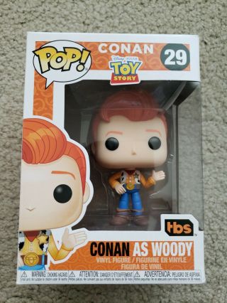 Sdcc 2019 Conan As Woody Funko Pop Toy Story Conan O 