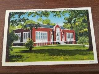 N.  Carolina C.  1940 Pc.  Hickory,  Nc.  Lendair Rhyne College Rudisill Library